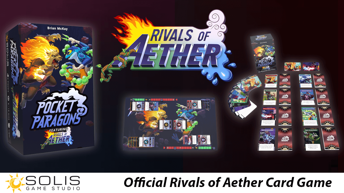 Check out the Pocket Paragons card game featuring Rivals of Aether from Solis Game Studio.